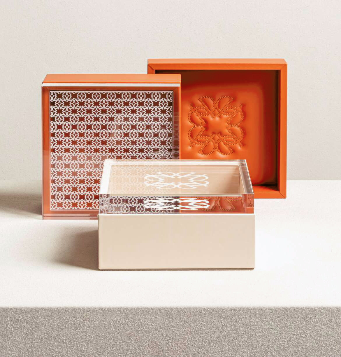Ecusson and Monogram Leather Boxes, view 5