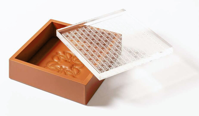 Ecusson and Monogram Leather Boxes