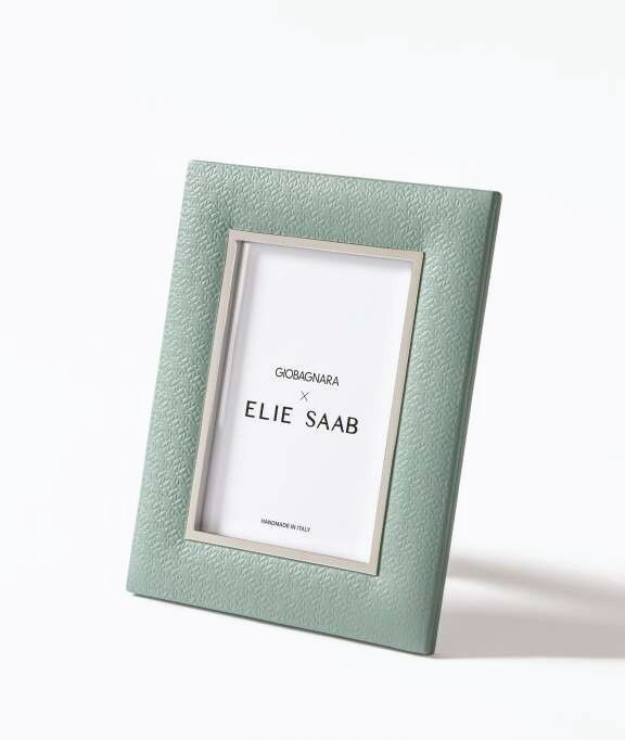ELIE SAAB Monogram Leather Photo Frame, view 4