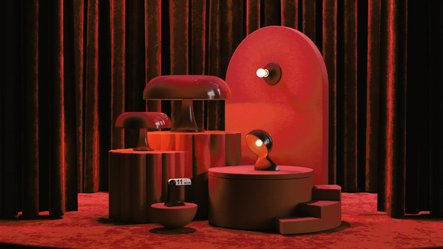 Artemide and Danese Milano Present Ruby Red Collection