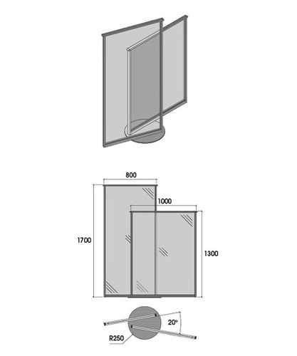 ADL Aria Modular Room Divider, view 6