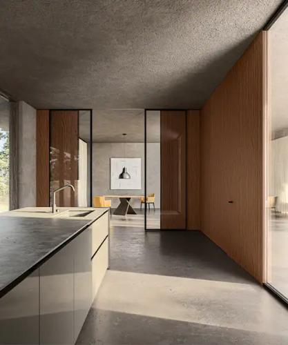 ADL Mies Legno Wooden Partition System, view 3