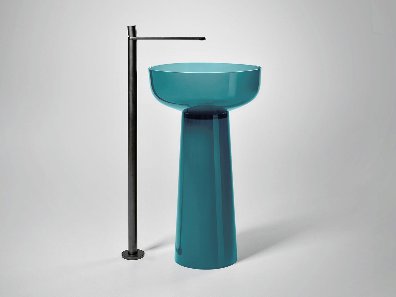 Albume10 + Albume20 Freestanding Washbasin