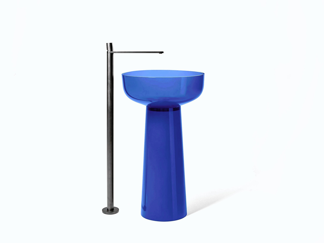 Albume10 + Albume20 Freestanding Washbasin, view 2