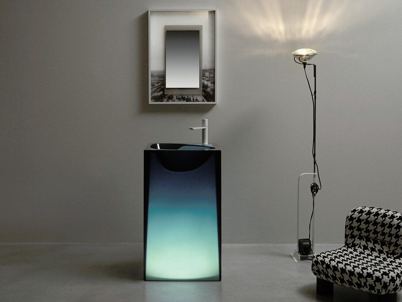 Astro Cristalmood Freestanding Basin, view 2