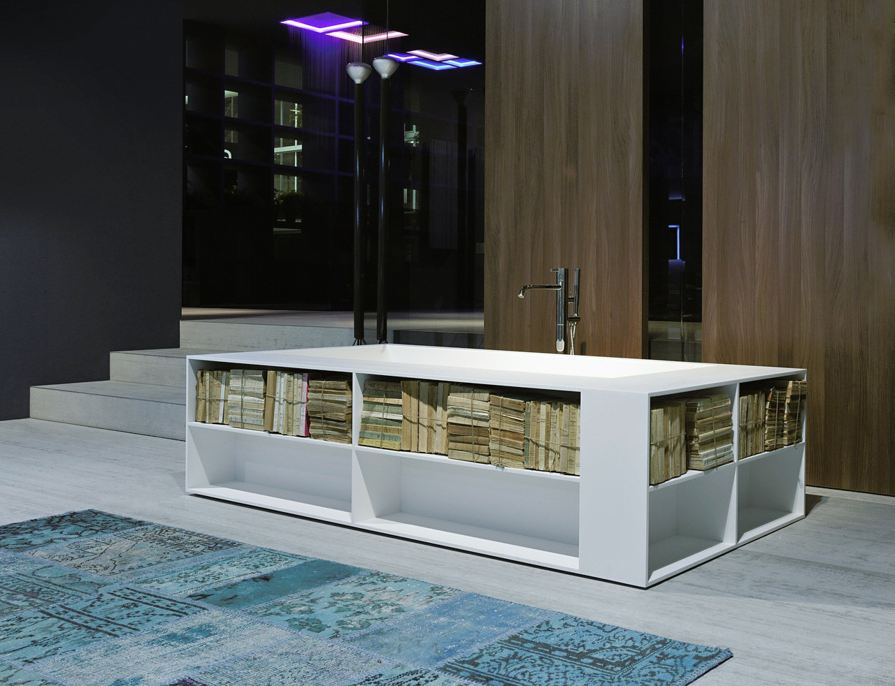 Biblio Freestanding and Built-In Bath, view 2