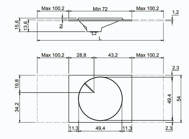 Breccia Integrated Sink, view 6