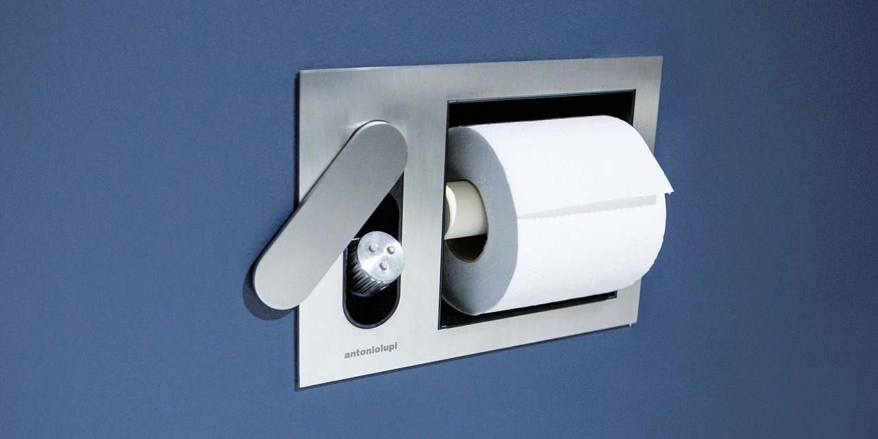 Cartatenso toilet paper holder with hygiene shower, view 3