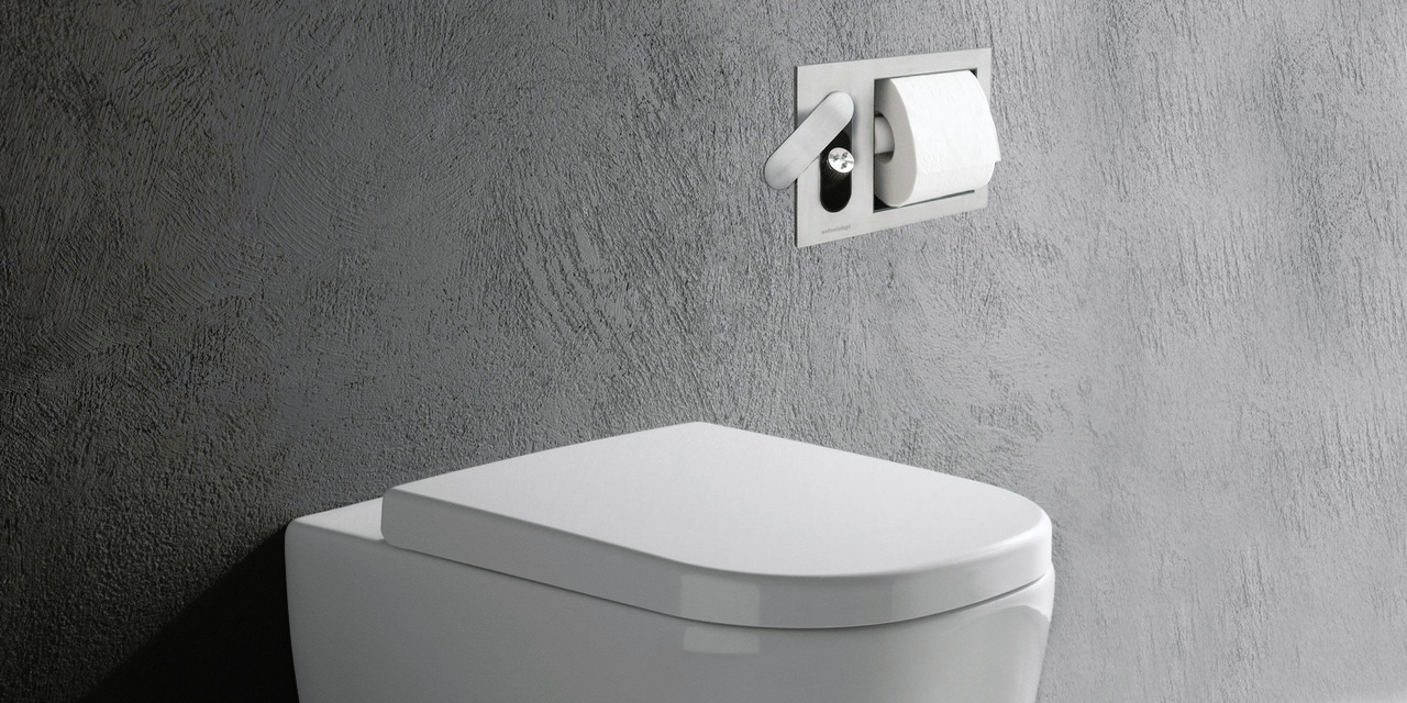 Cartatenso toilet paper holder with hygiene shower, view 5
