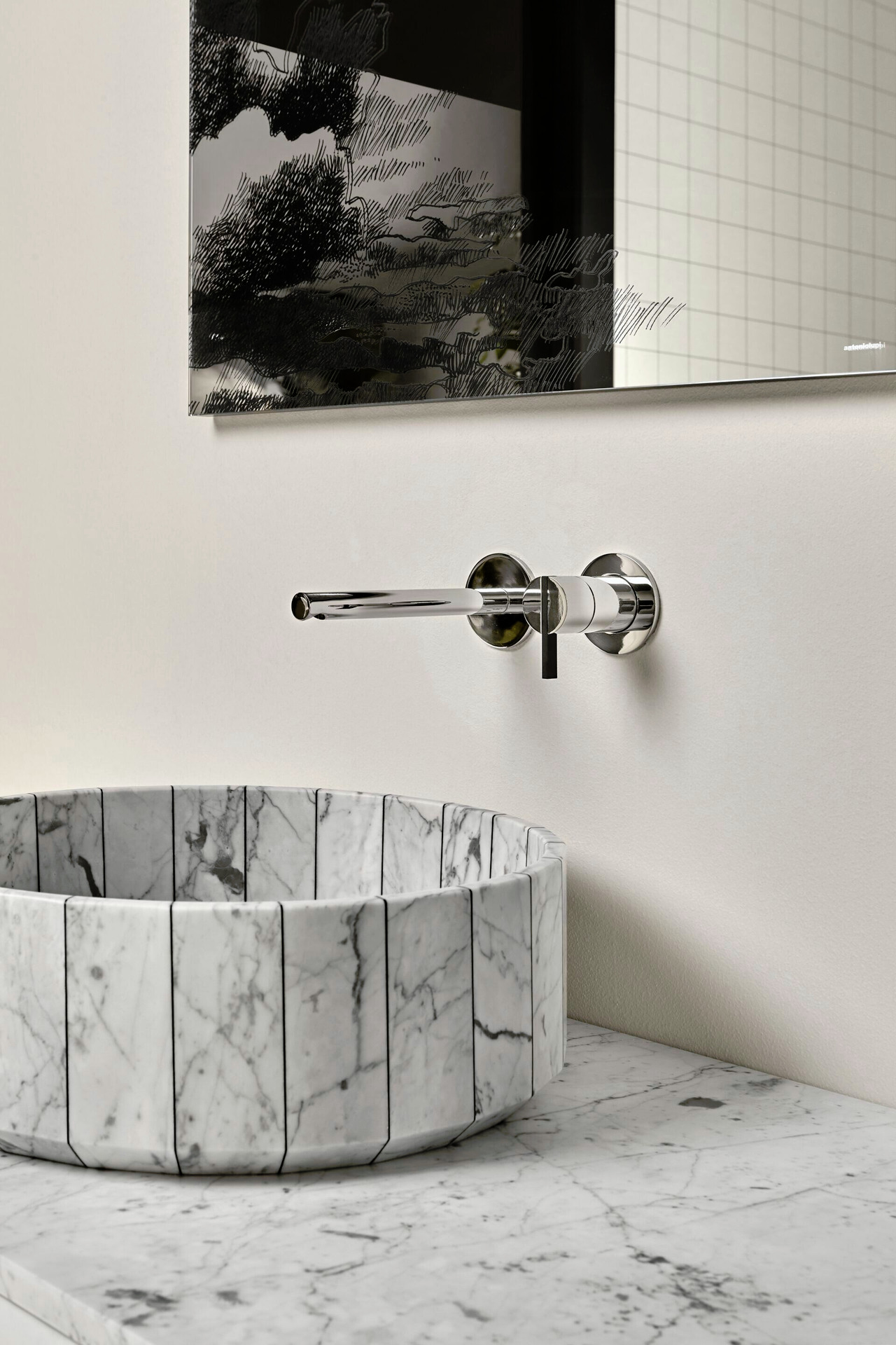 Essentia Wall-Mounted Mixer, view 2