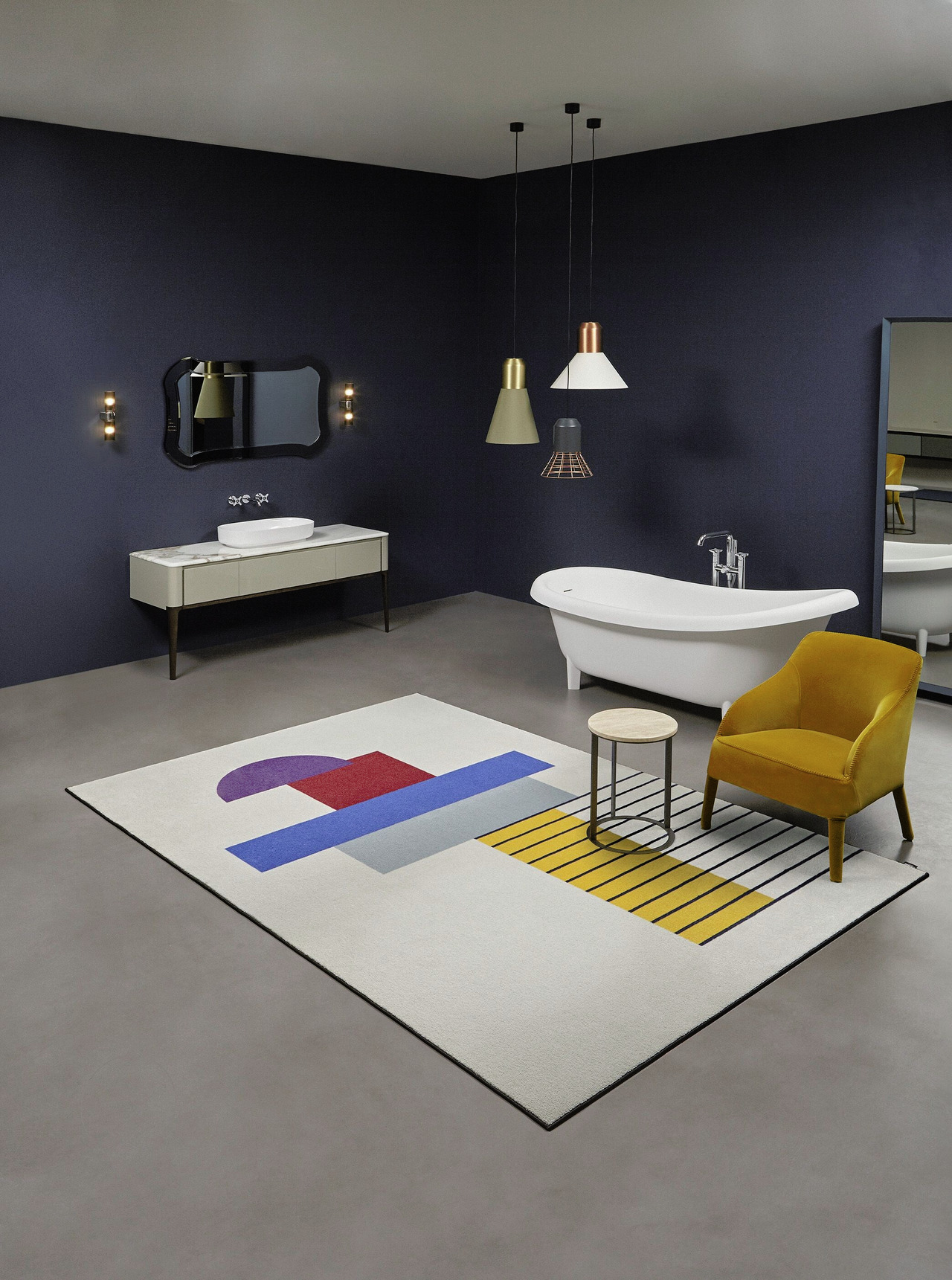 GEOMETRIE VOLANTI Rug, view 2
