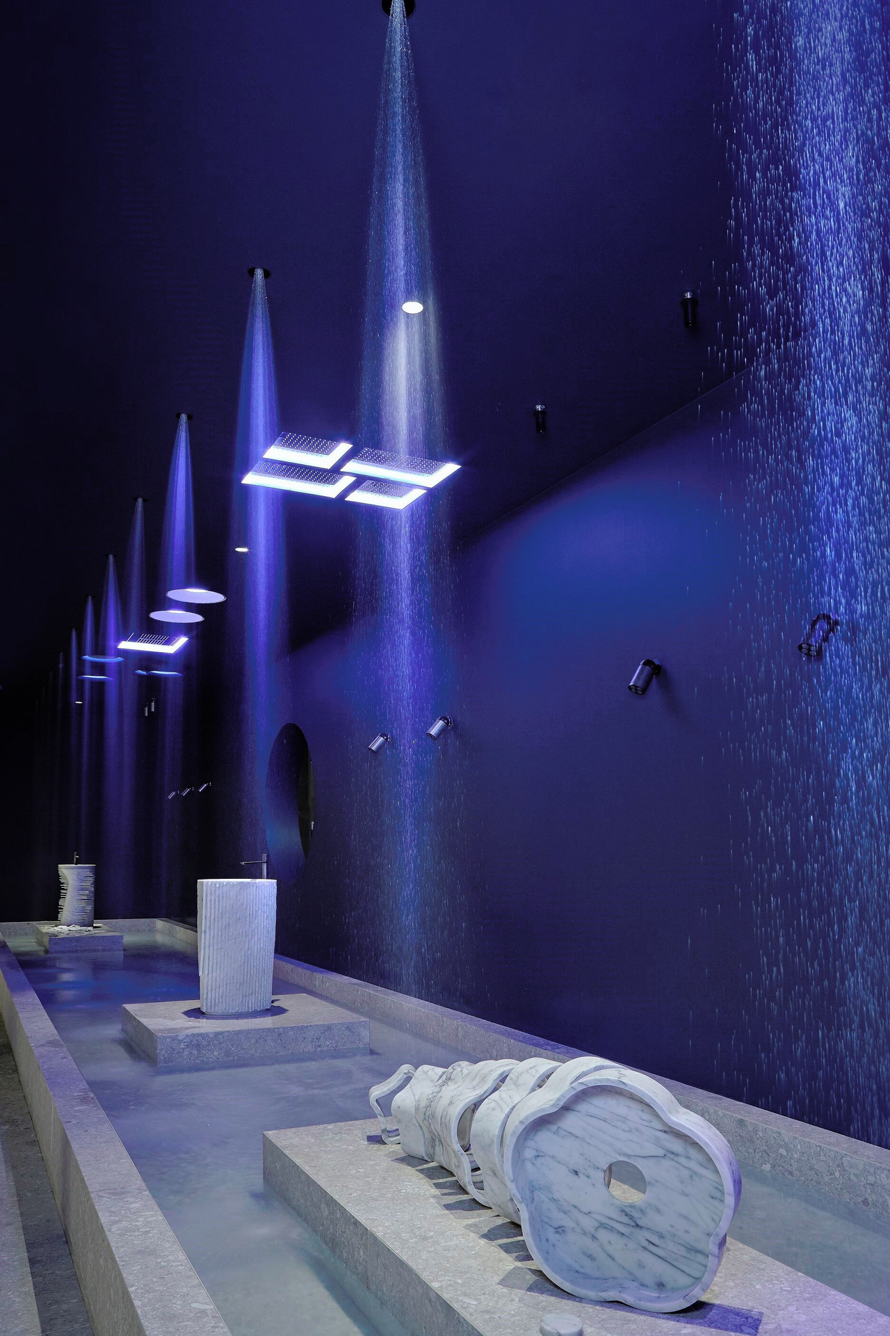 Intreccio Marble Floor-Mounted Washbasin, view 7