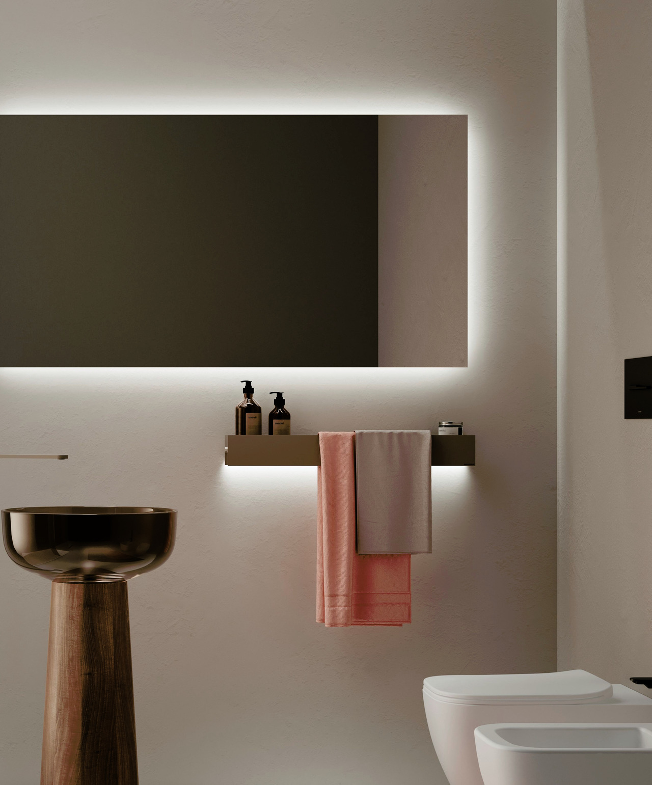 Letteramuta Aluminium Wall Shelf, view 3