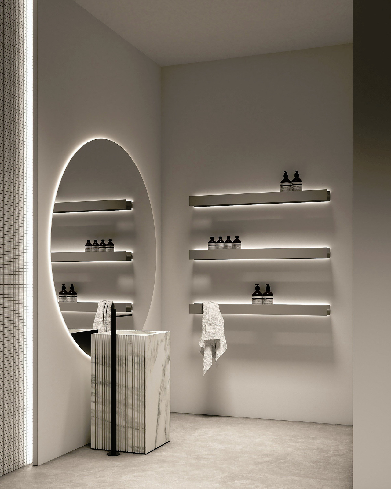 Letteramuta Aluminium Wall Shelf, view 6