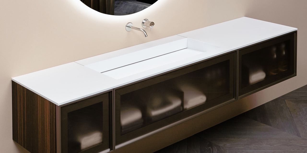 Open Slot Integrated Washbasin, view 3