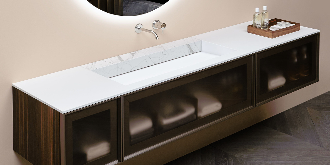 Open Slot Integrated Washbasin, view 4