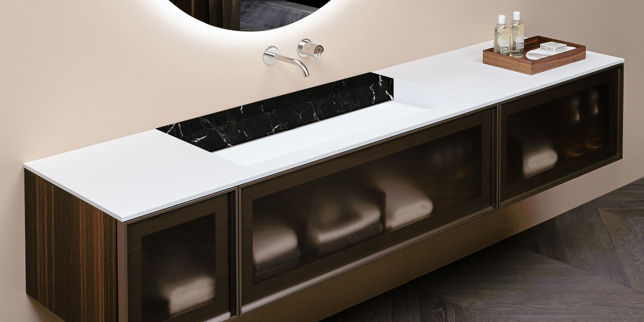 Open Slot Integrated Washbasin, view 5