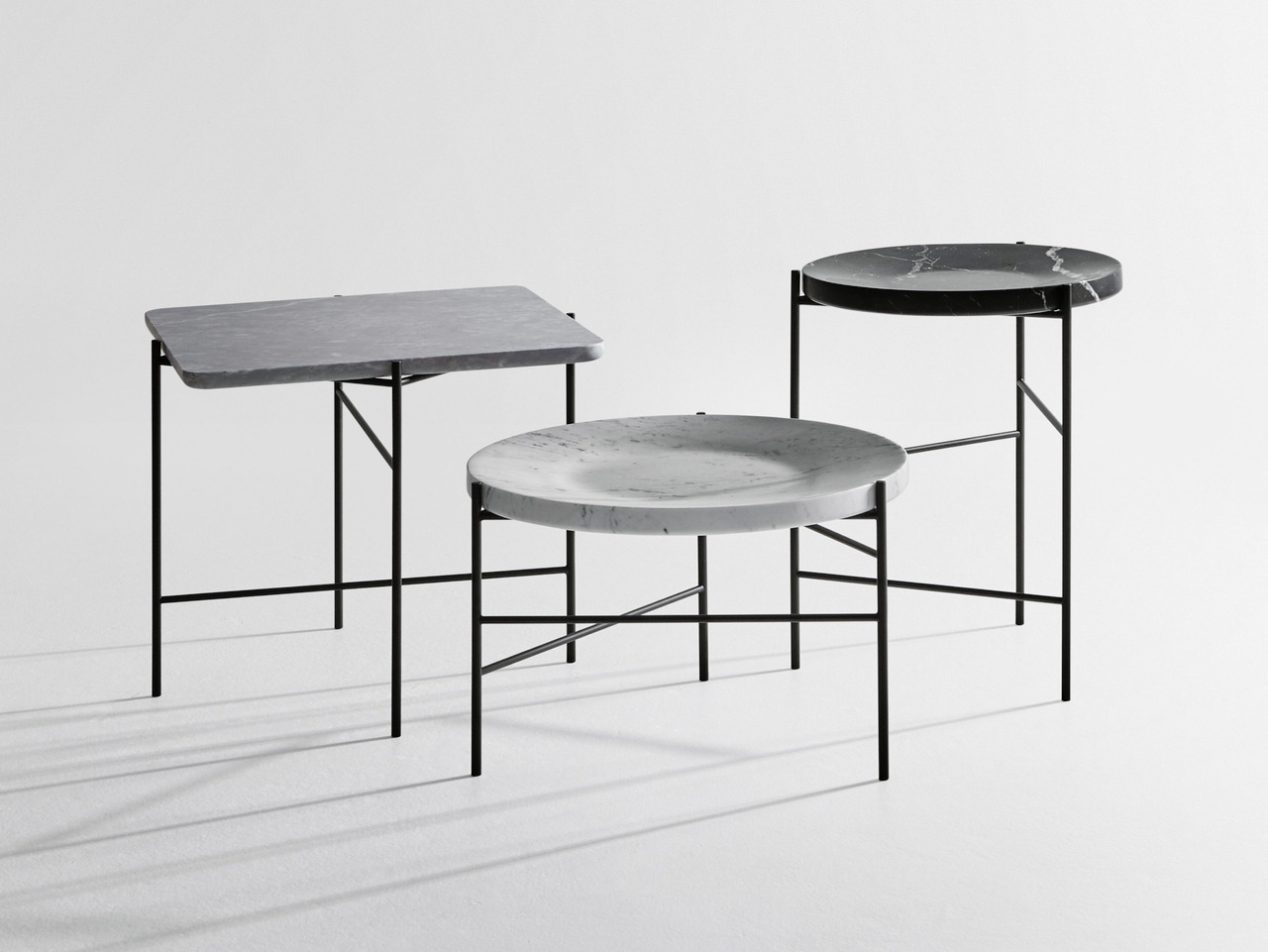 PAESAGGI SOSPESI Marble Tables, view 2