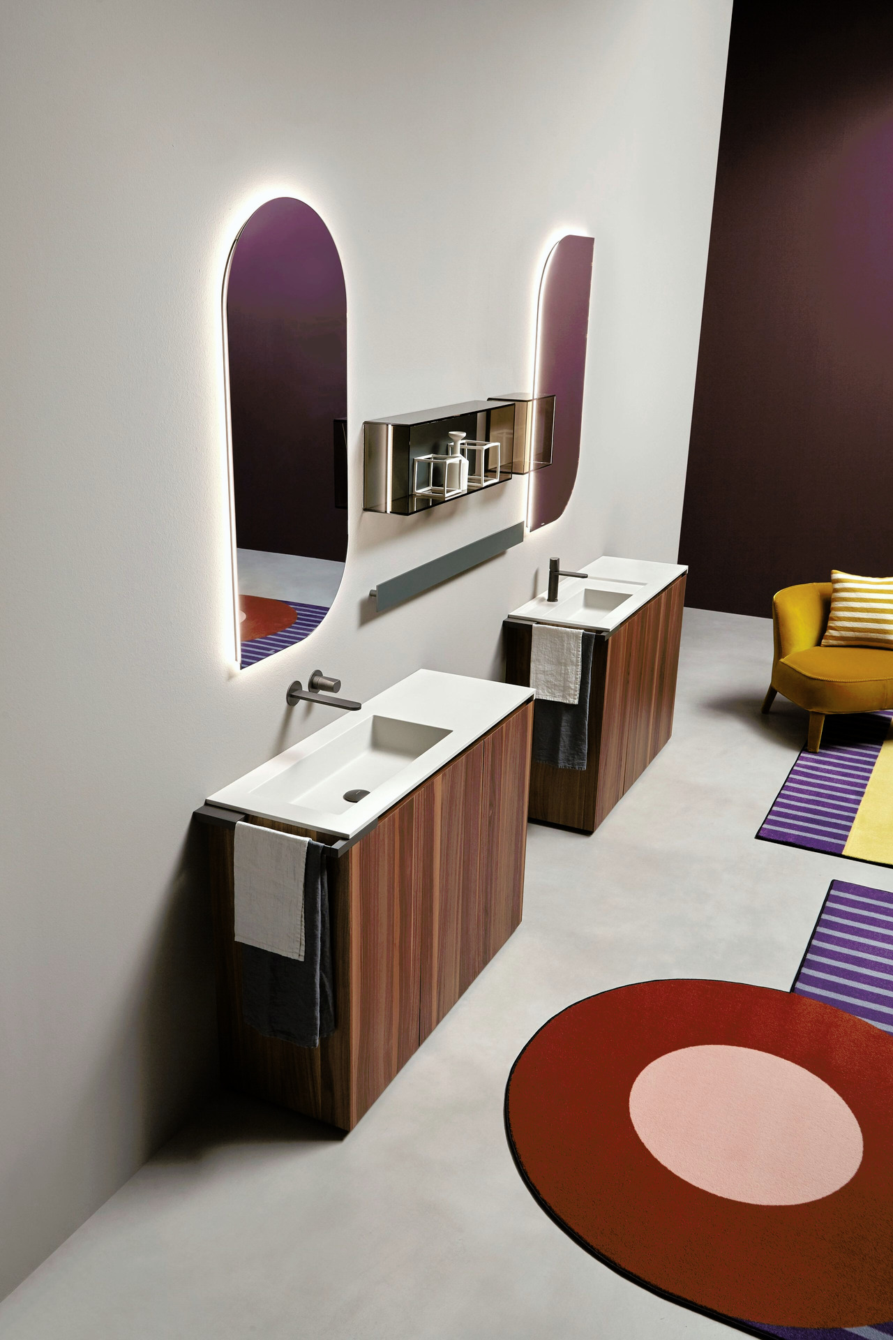 PIANA Bathroom Furniture with Integrated Sink, view 17