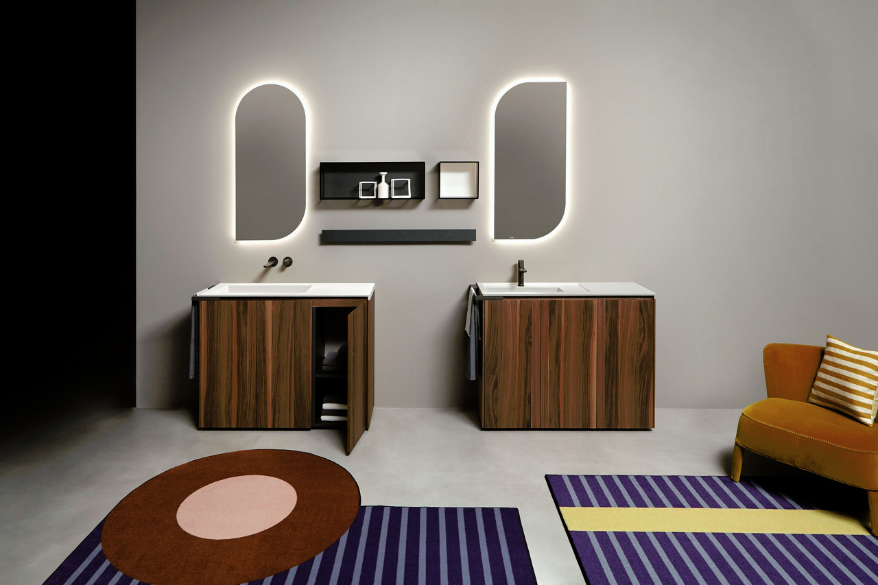 PIANA Bathroom Furniture with Integrated Sink, view 2