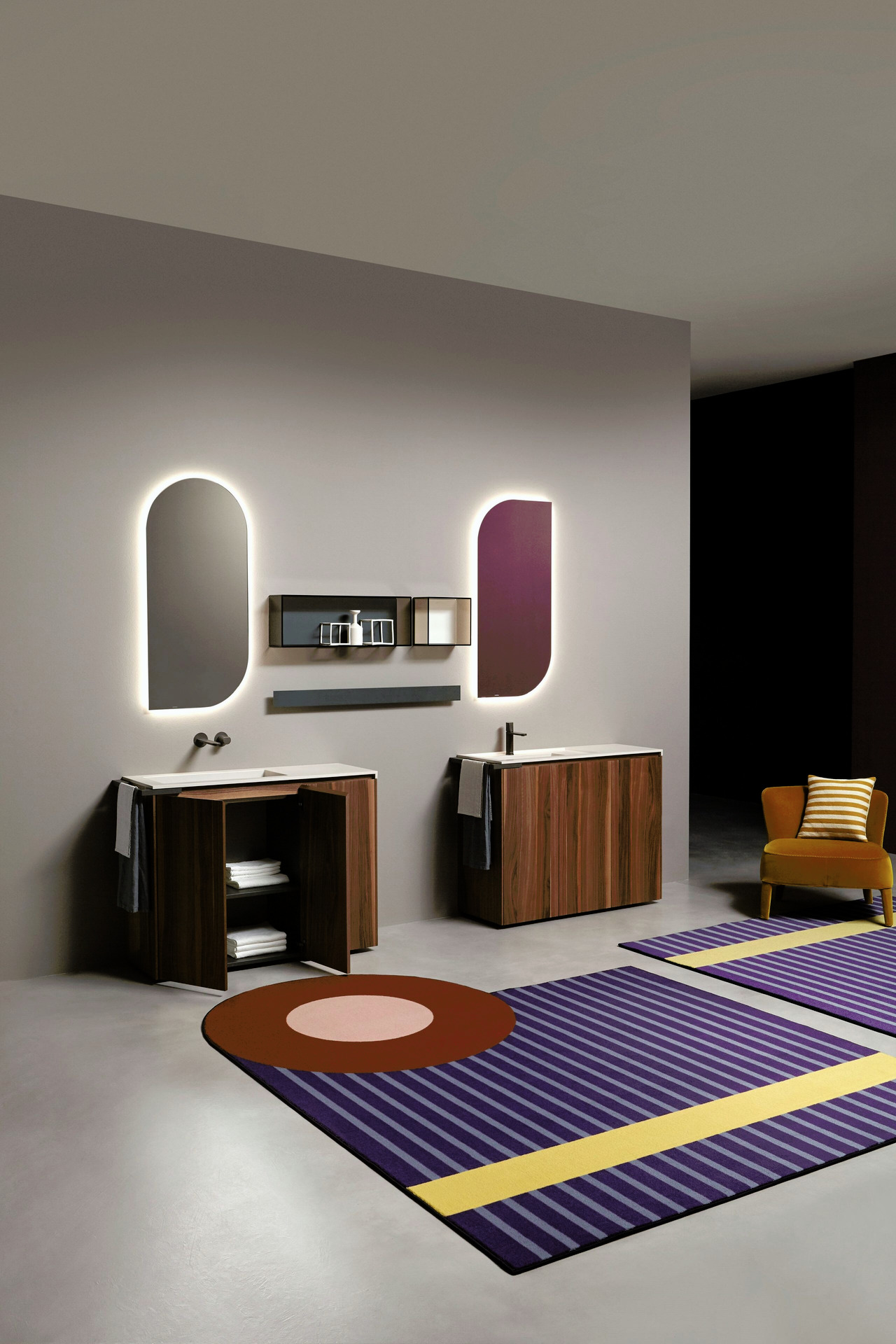PIANA Bathroom Furniture with Integrated Sink, view 4
