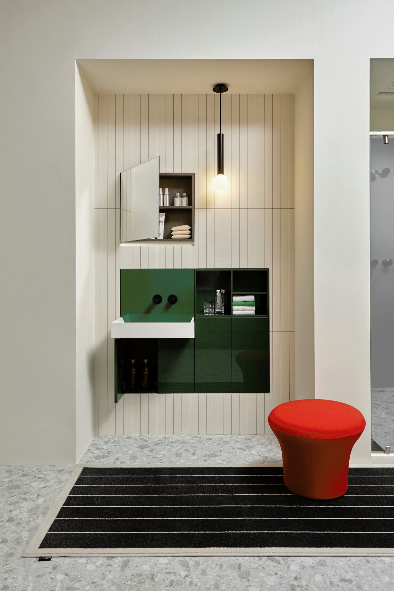 Showdown Wall-Mounted Modular Bathroom System, view 3