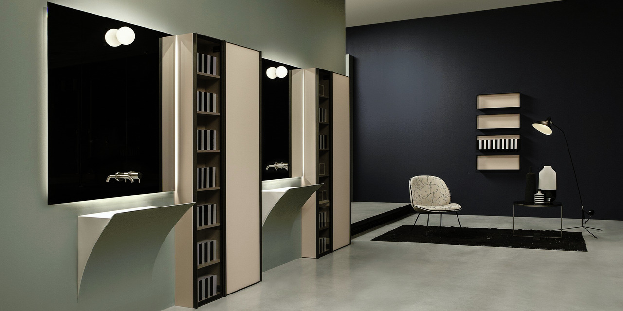 Strappo Corian® Wall-Mounted Washbasin, view 10