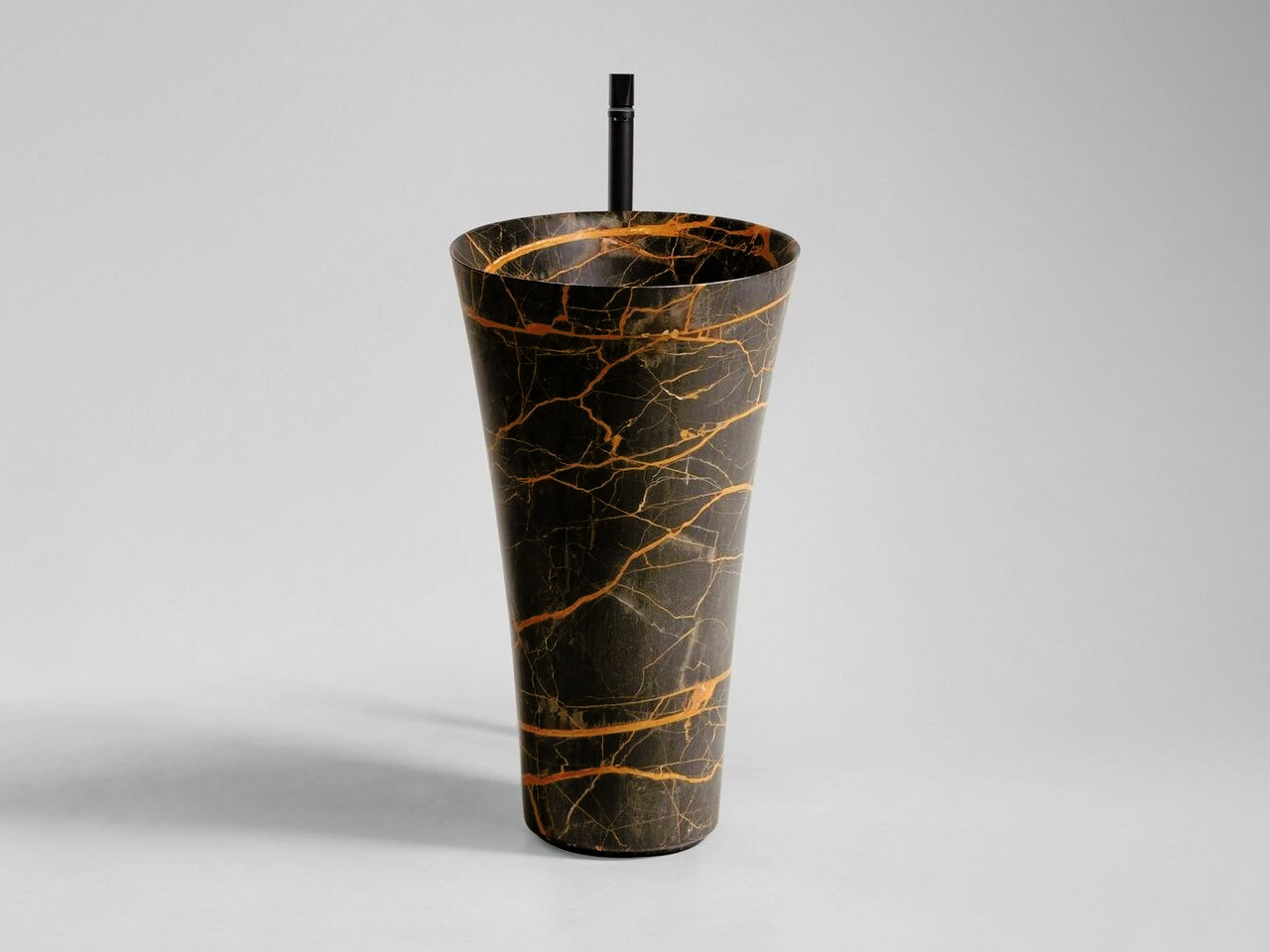 Tuba Round Port Laurent Marble Basin