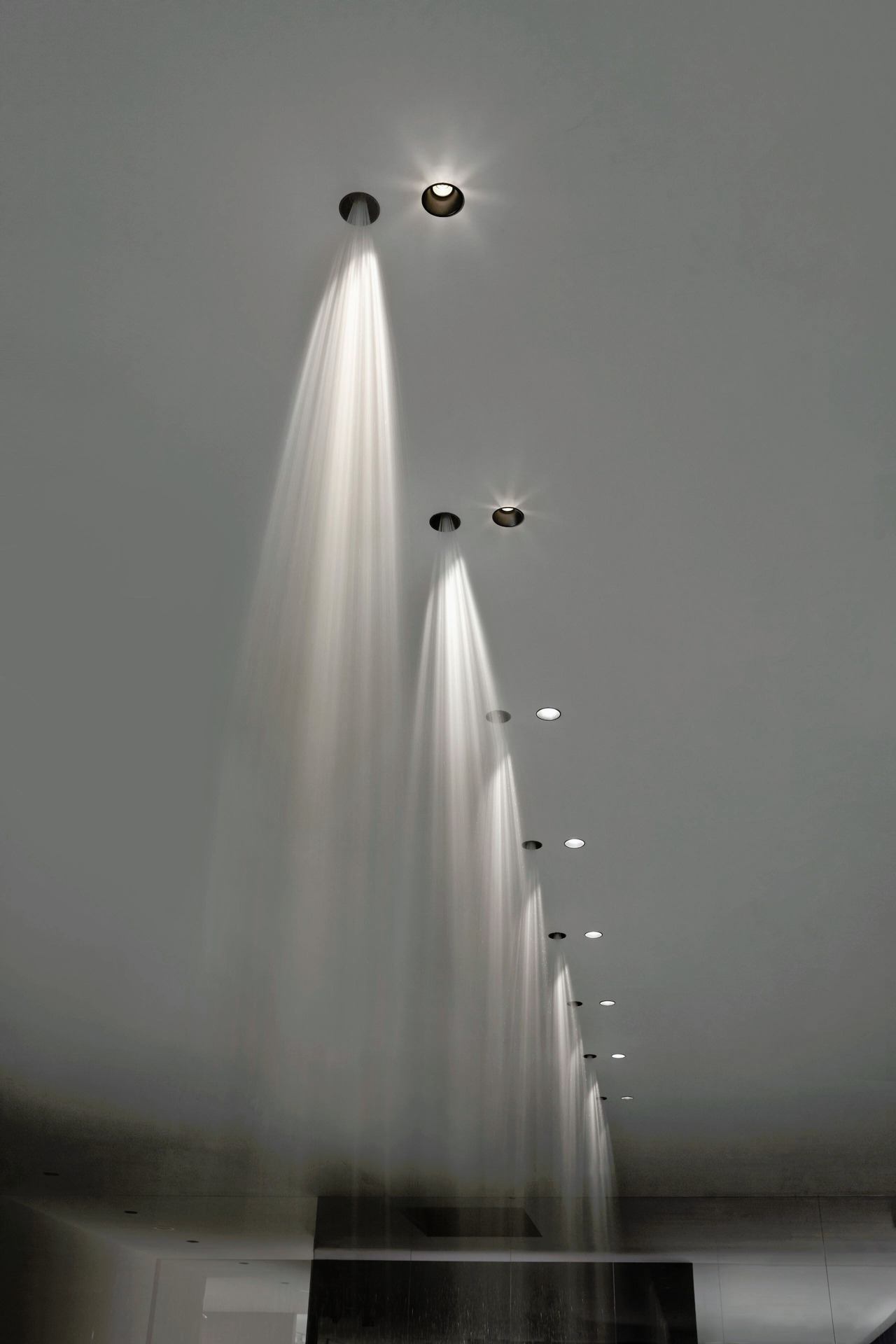 Zenitled LED Ceiling Shower by Antonio Lupi, view 4