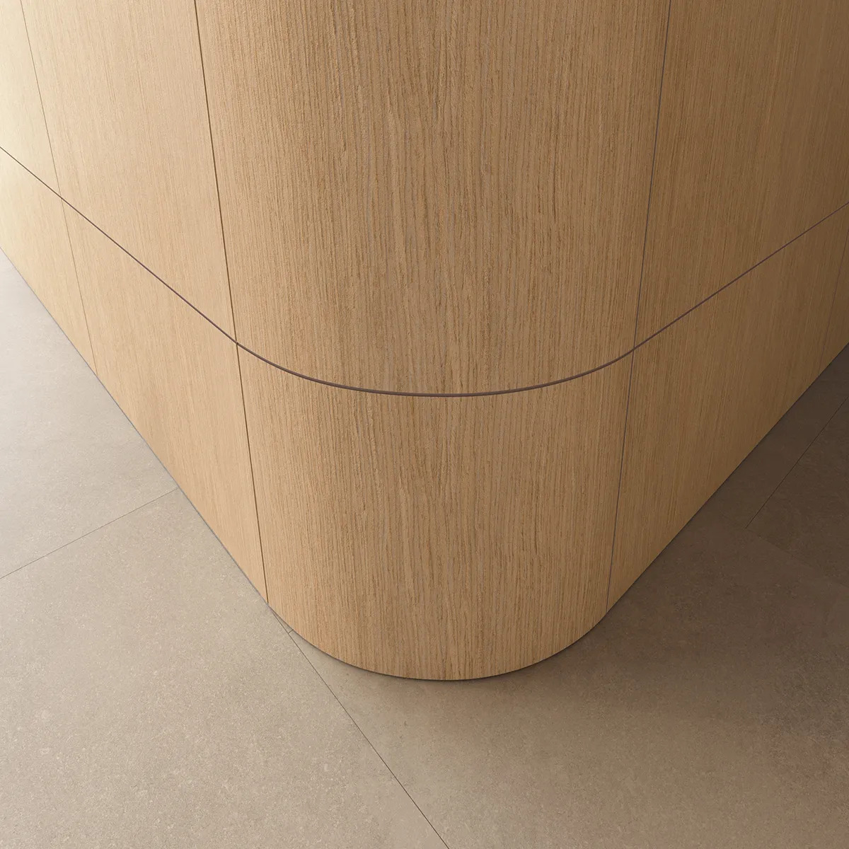 Barausse Radius Wall Panels, view 2