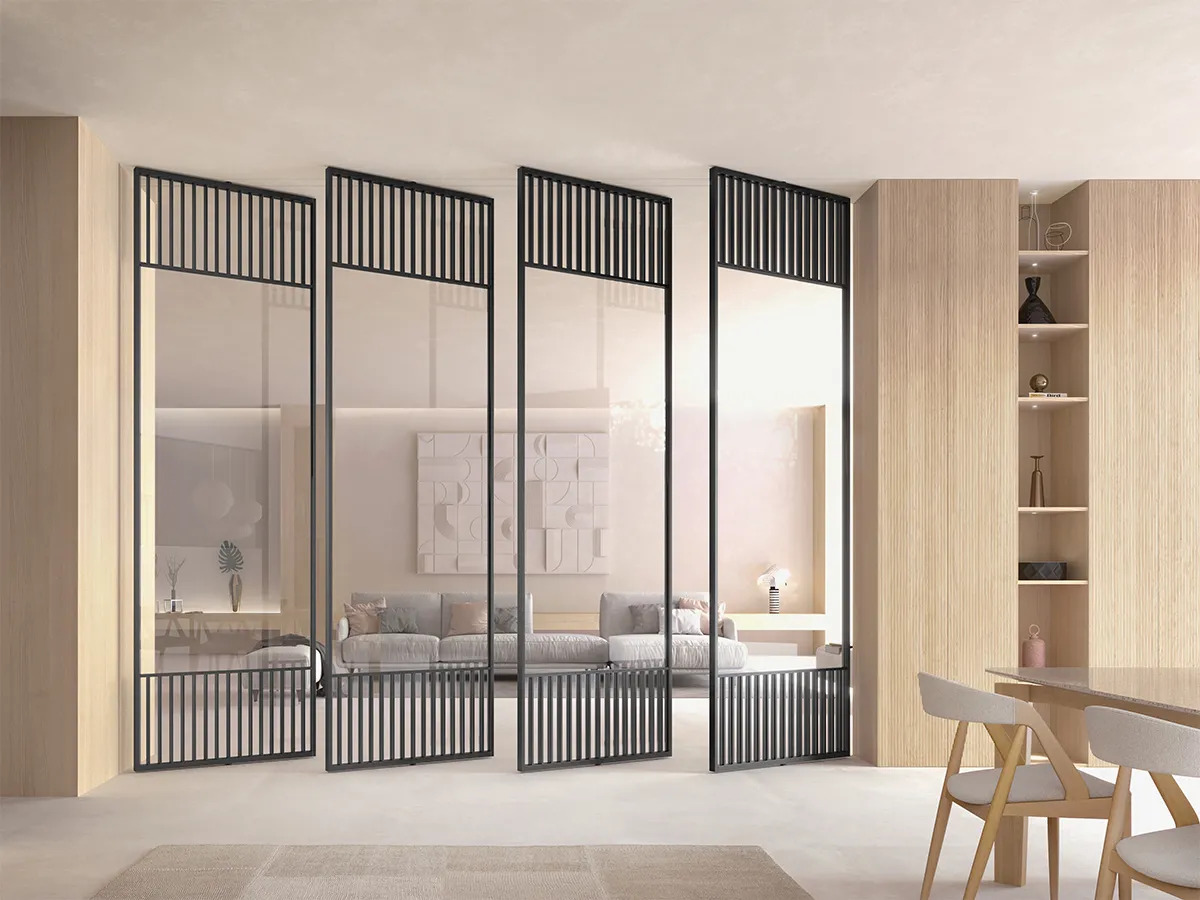 Barausse Pivot Doors Without a Frame, view 3