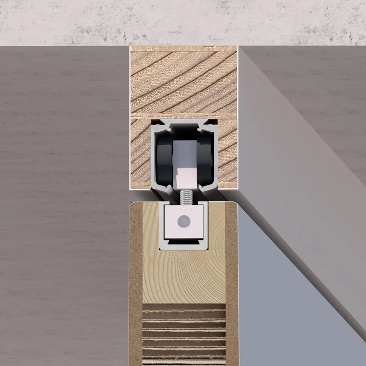 Barausse Ceiling Sliding Doors, view 3