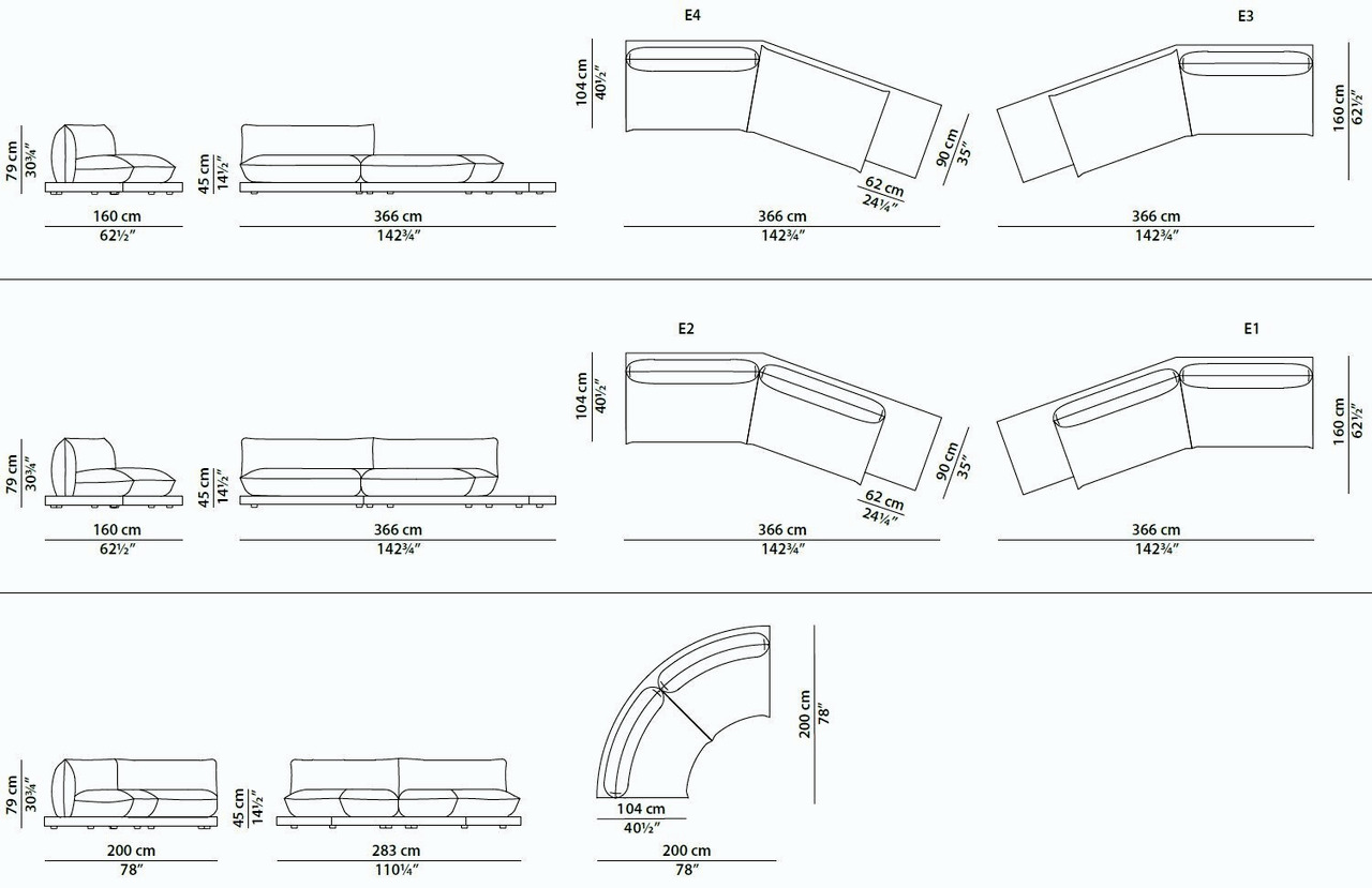 Aura Modular Sofa, view 18