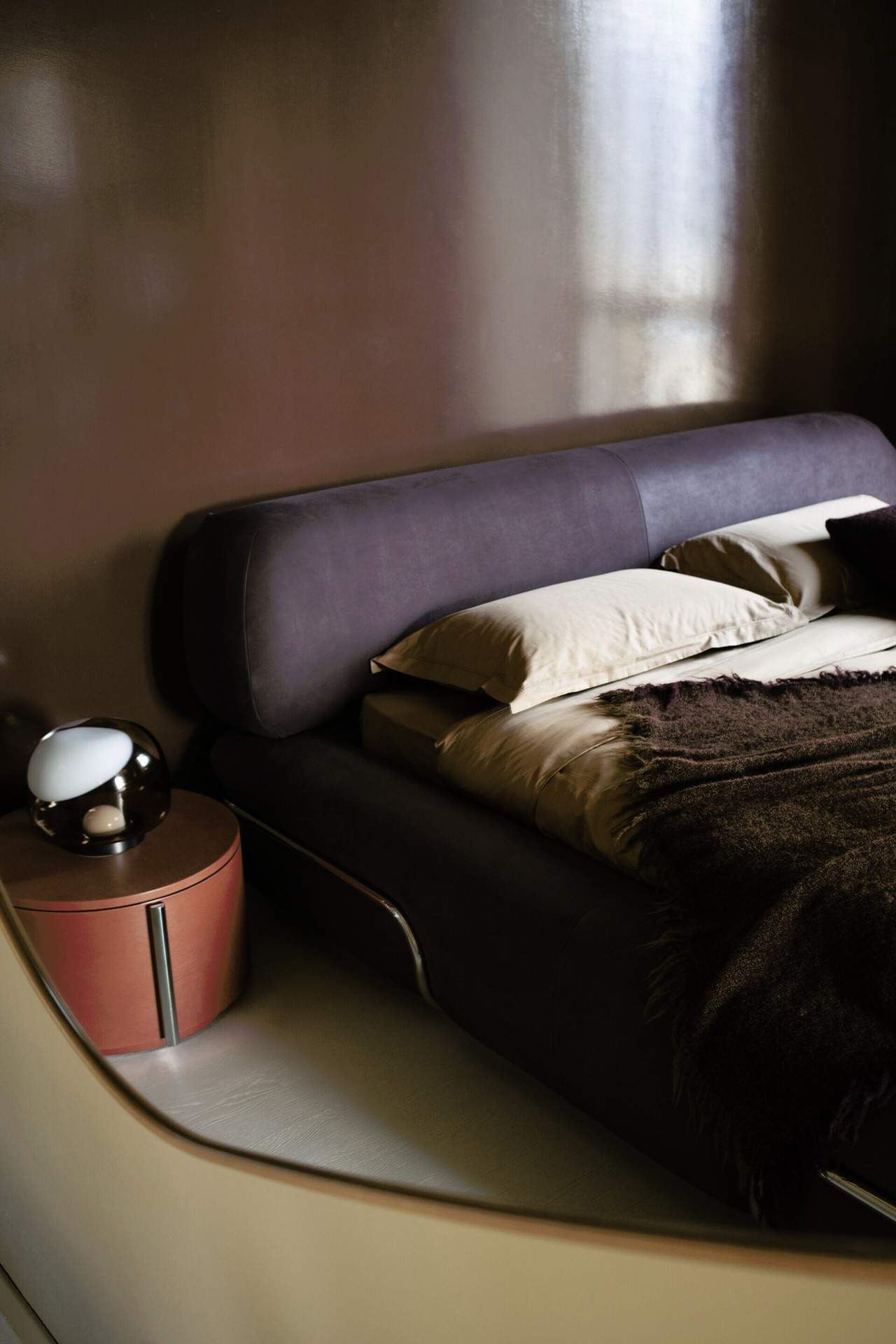 Beside Leather Bedside Table by Studiopepe, view 3