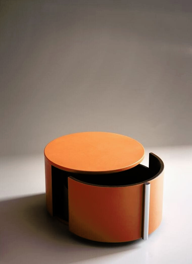 Beside Leather Bedside Table by Studiopepe, view 5