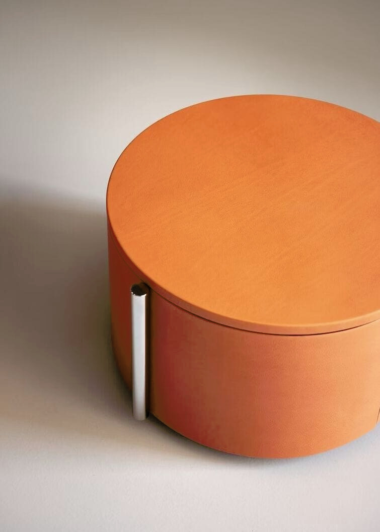 Beside Leather Bedside Table by Studiopepe, view 6