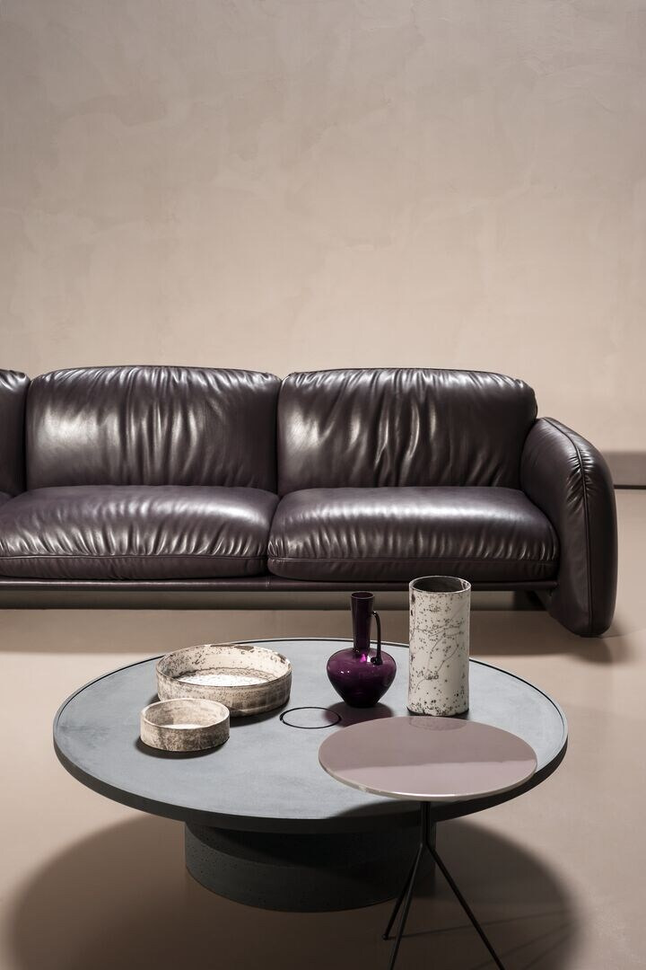 Brigitte Leather Sofa, view 9