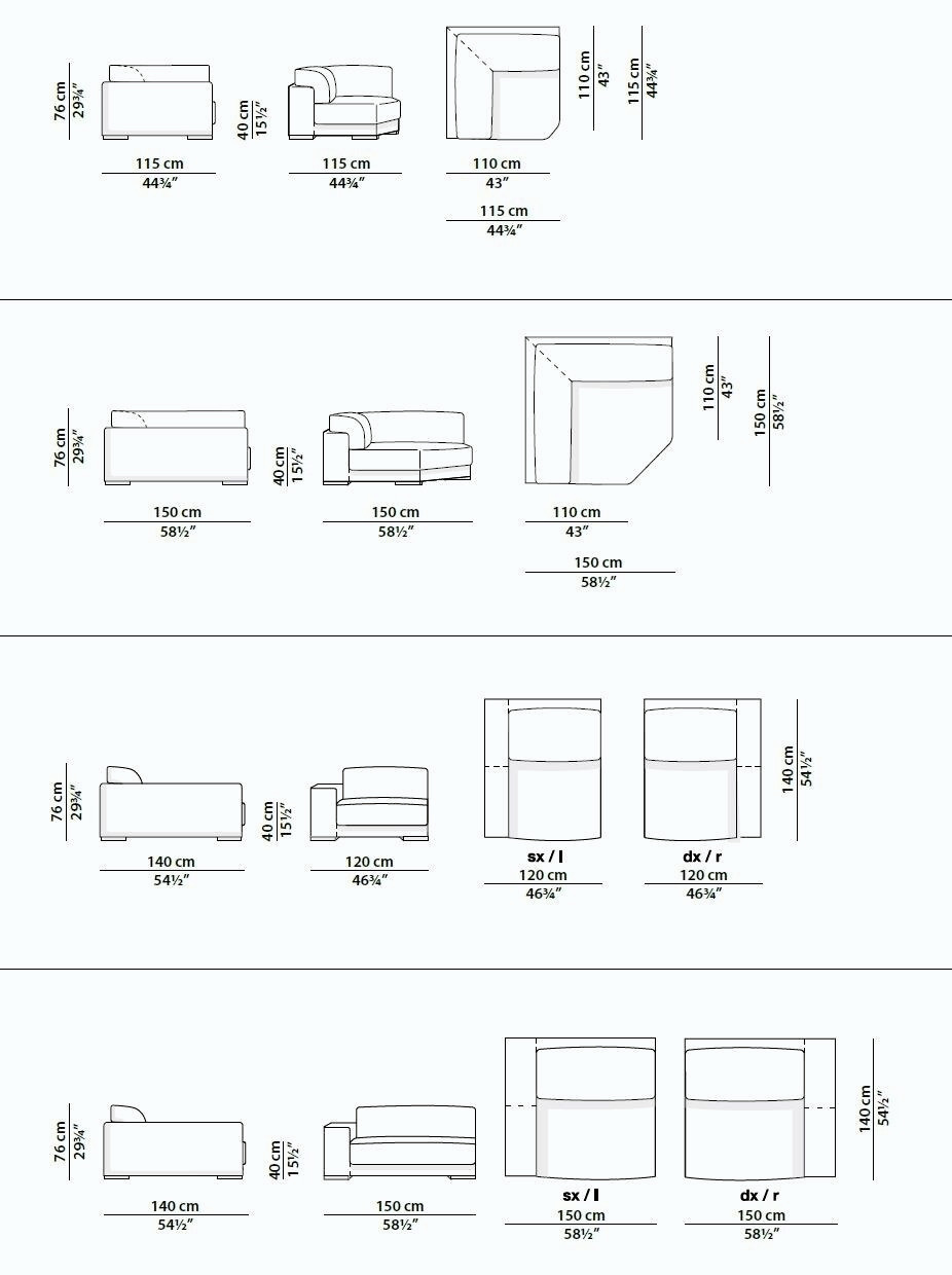 Budapest Modular Sofa by Baxter, view 13