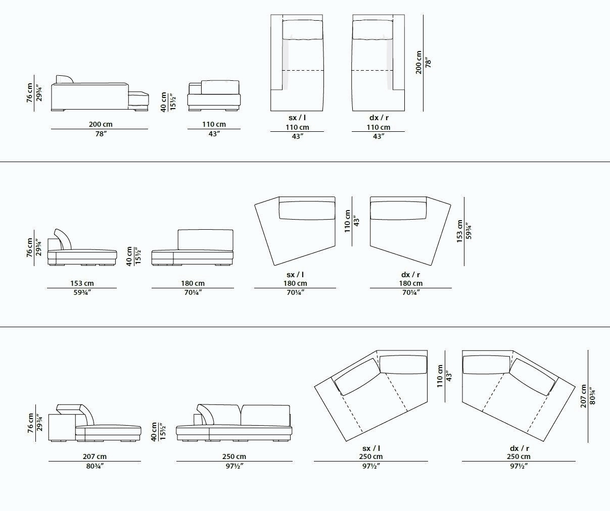 Budapest Modular Sofa by Baxter, view 14