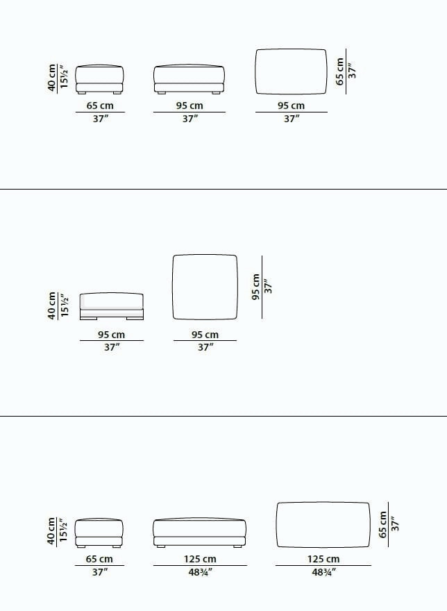 Budapest Modular Sofa by Baxter, view 15