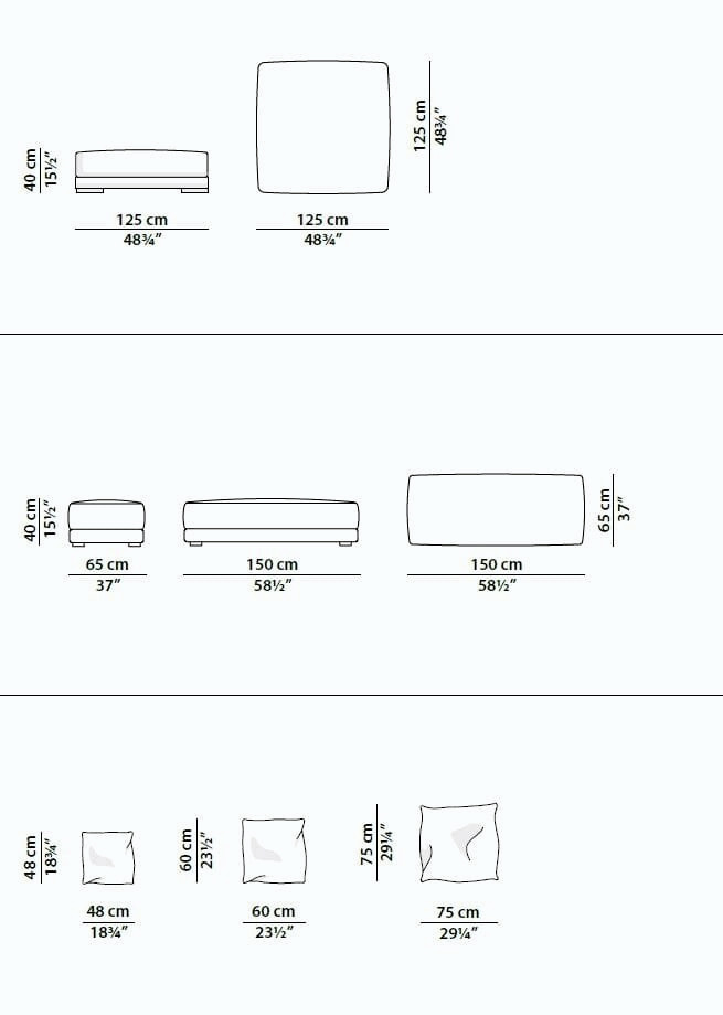 Budapest Modular Sofa by Baxter, view 16