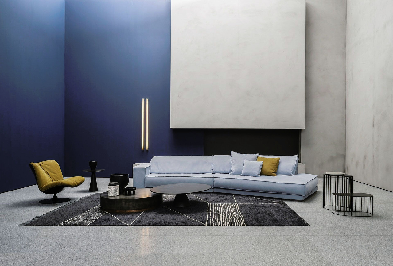 Budapest Soft Modular Leather Sofa, view 3