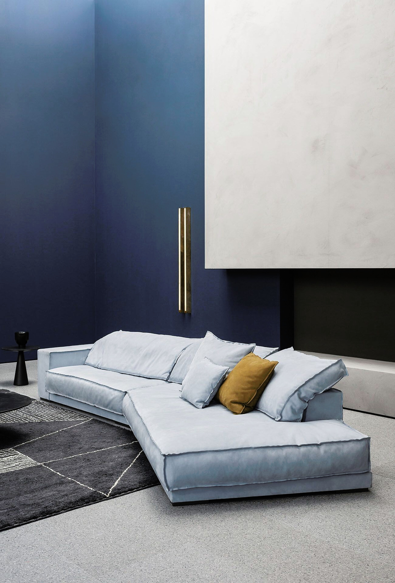 Budapest Soft Modular Leather Sofa, view 4
