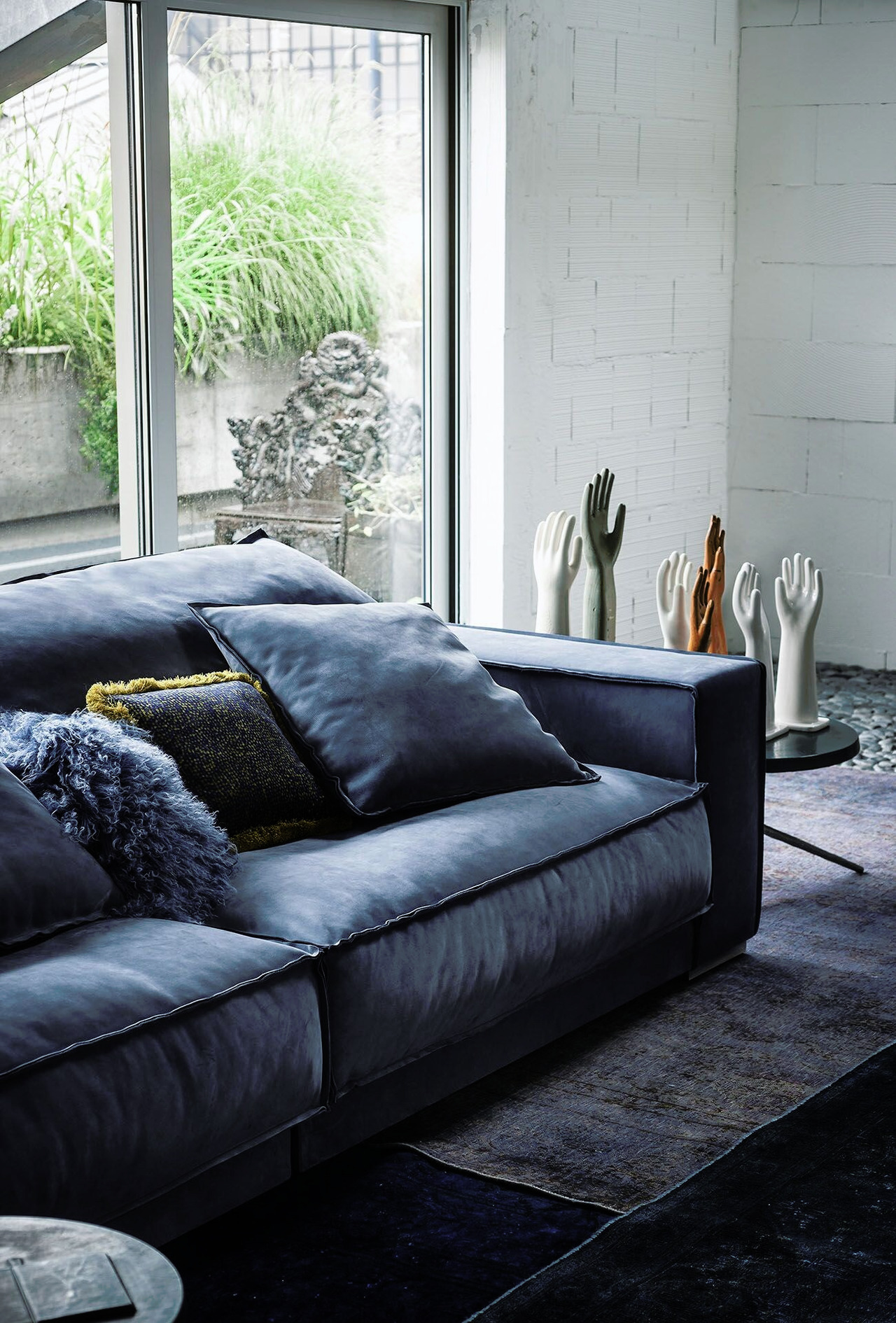 Budapest Soft Modular Leather Sofa, view 8