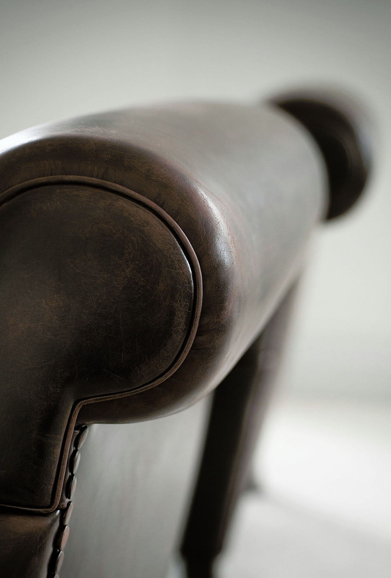Charlotte Leather Armchair, view 4