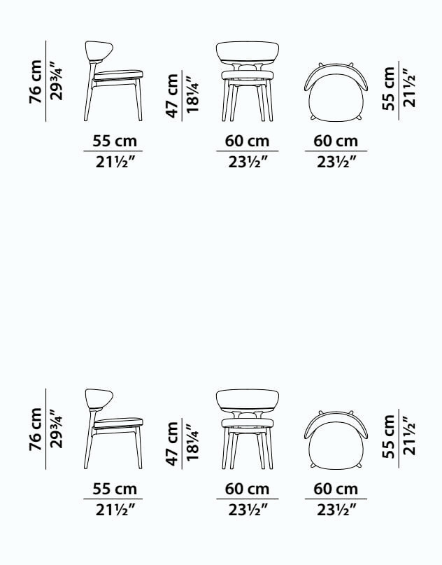 Clotilde Leather Chair, view 10
