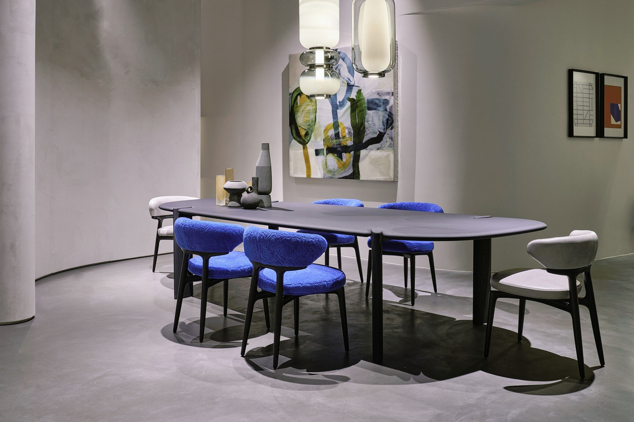 Clotilde Leather Chair, view 7