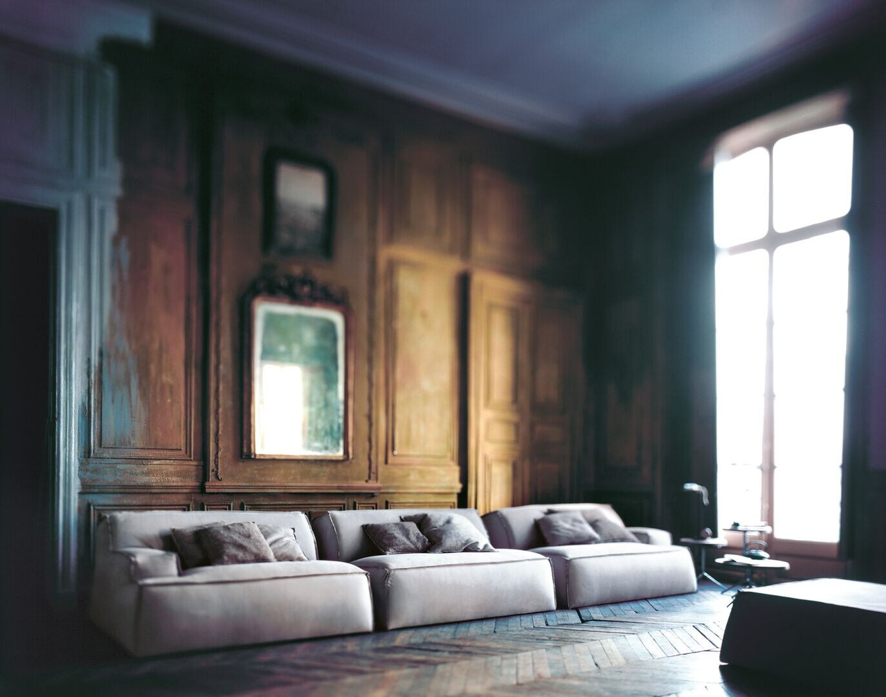 Damasco Leather Loveseat, view 4