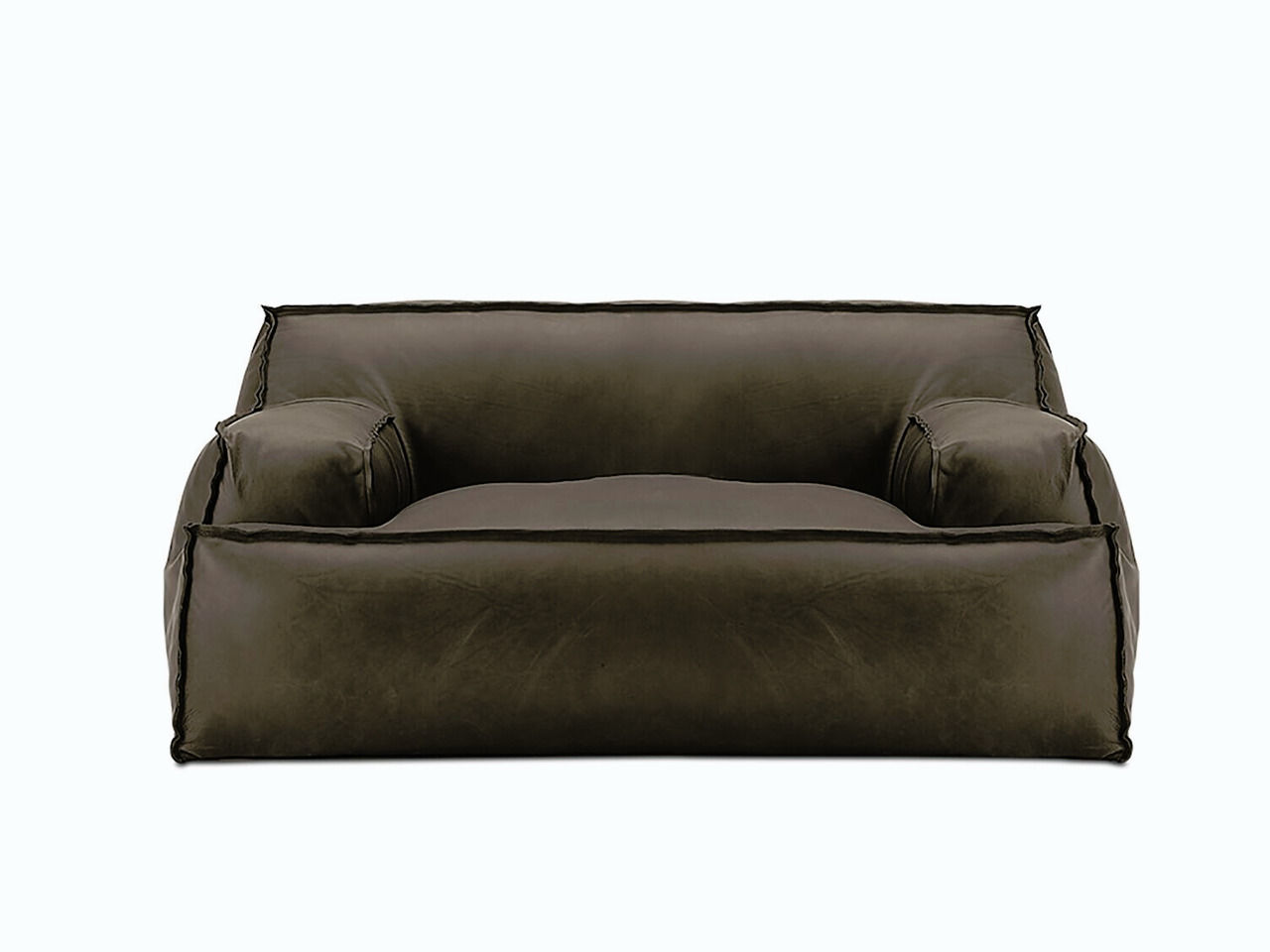 Damasco Leather Loveseat, view 2