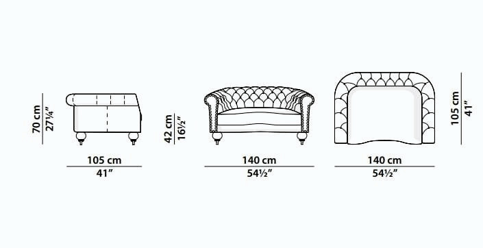 Diana Chester Leather Armchair, view 2